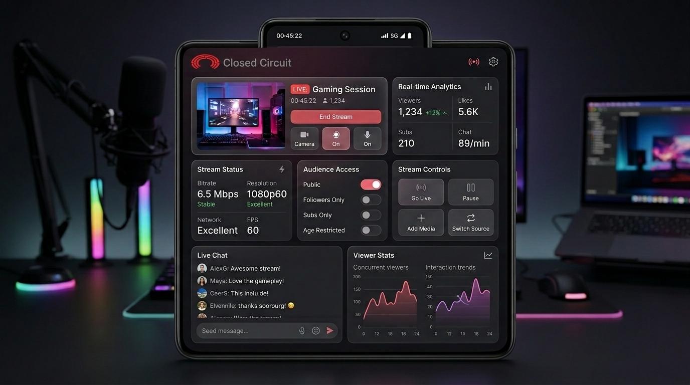 Host private streams for the right audience.